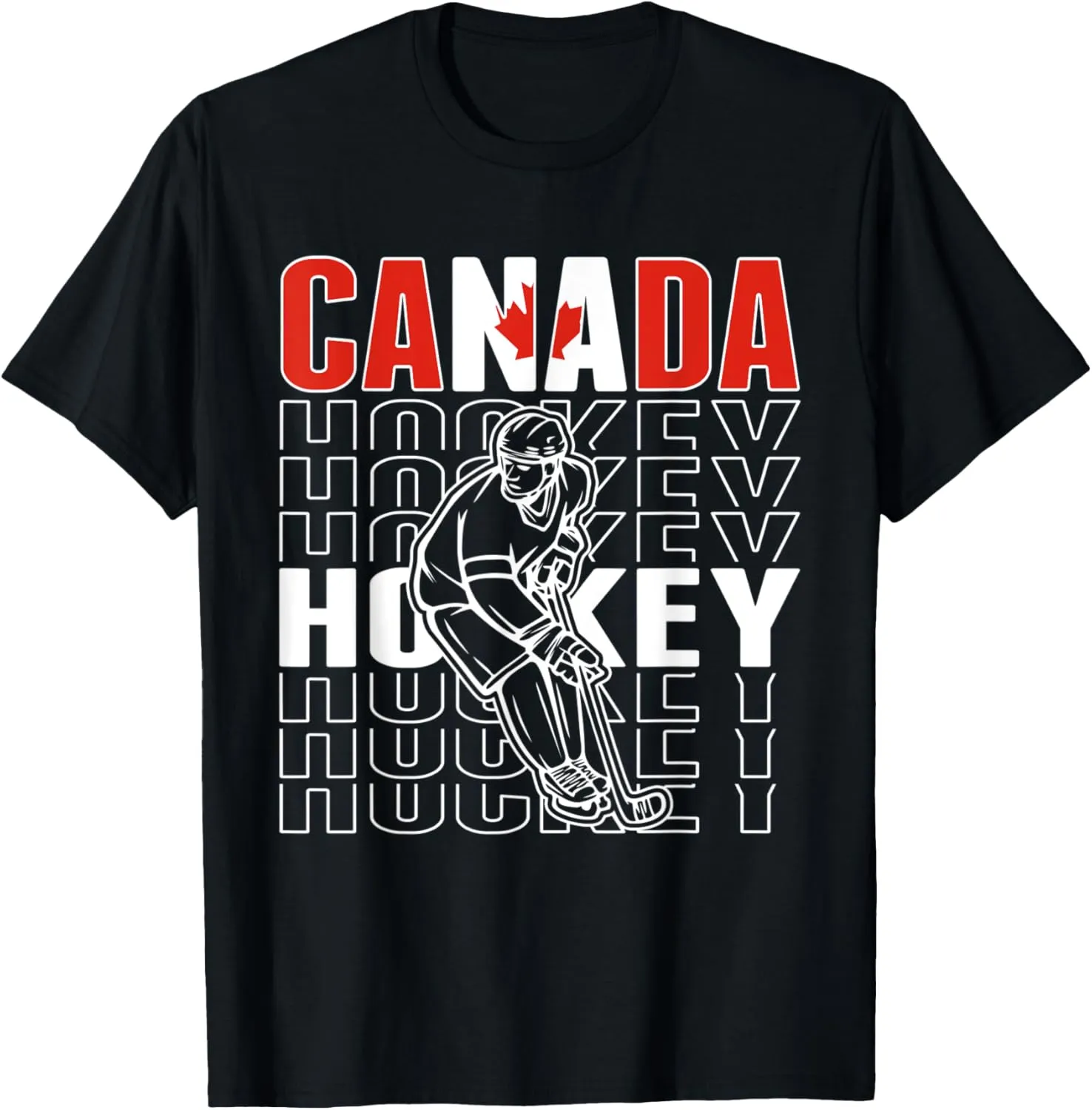 Canada Ice Hockey Fans Jersey - Support Canadian Hockey Team T-Shirt