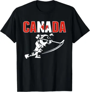 Canada Ice Hockey Lovers Jersey - Canadian Hockey Team Fans T-Shirt
