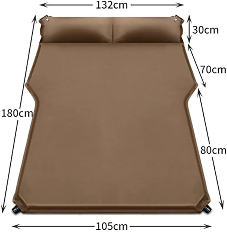 Car Inflatable Mattress for Jeep Wrangler JL 2-Door 2018 2019 2020 Portable Air Sleeping Bed with Pillow Camping Travel Cot Inflatable Trunk Sleeping Pad,Grey1