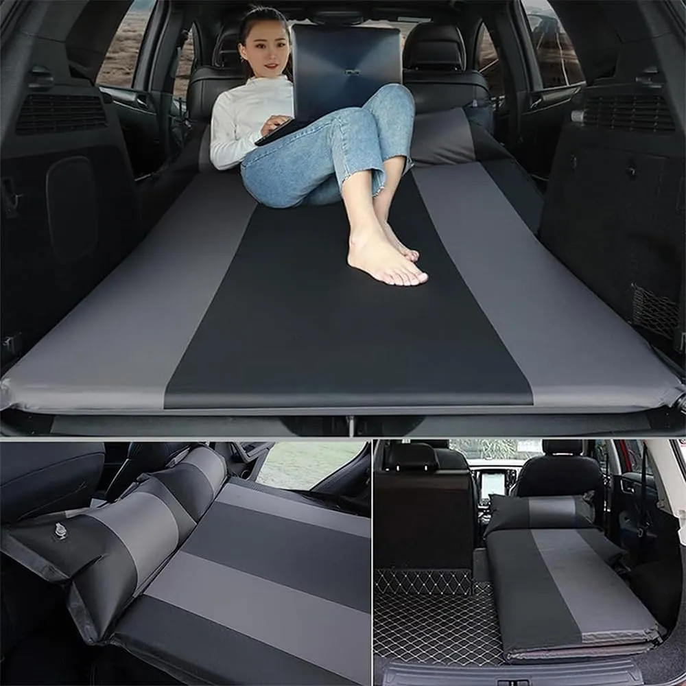 Car Inflatable Mattress for Toyota RAV4 2013 2014 2015 2016 2017 2018 Self Inflating Sleeping Pad Thickened Air Bed Cushion Camping Travel Mattress Multifunctional,Black