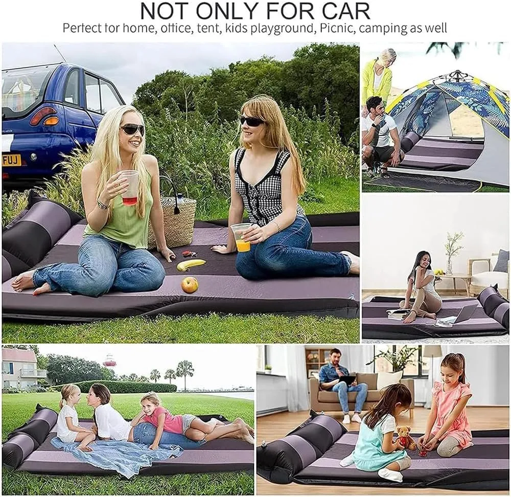 Car Inflatable Mattress for Toyota RAV4 2013 2014 2015 2016 2017 2018 Self Inflating Sleeping Pad Thickened Air Bed Cushion Camping Travel Mattress Multifunctional,Black