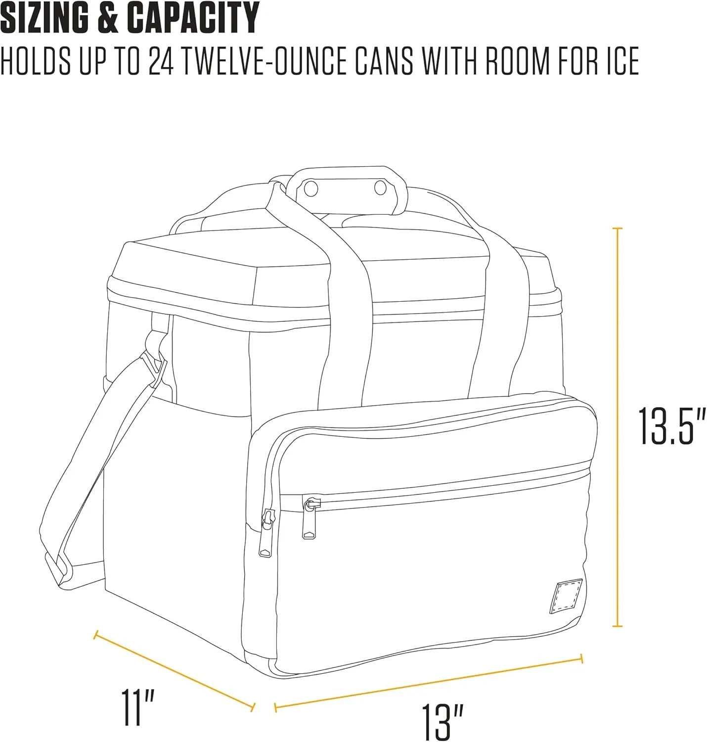 Carhartt Thick Foam Fully Insulated Cold Front Coolers, Premium Ice Retention, Durable Water Resistant Material W/Front Zippered Pocket