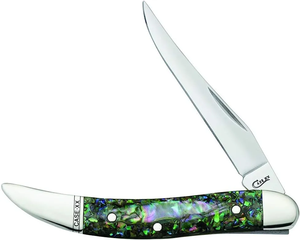Case 12002 Abalone - Small Texas Toothpick (810096 SS)