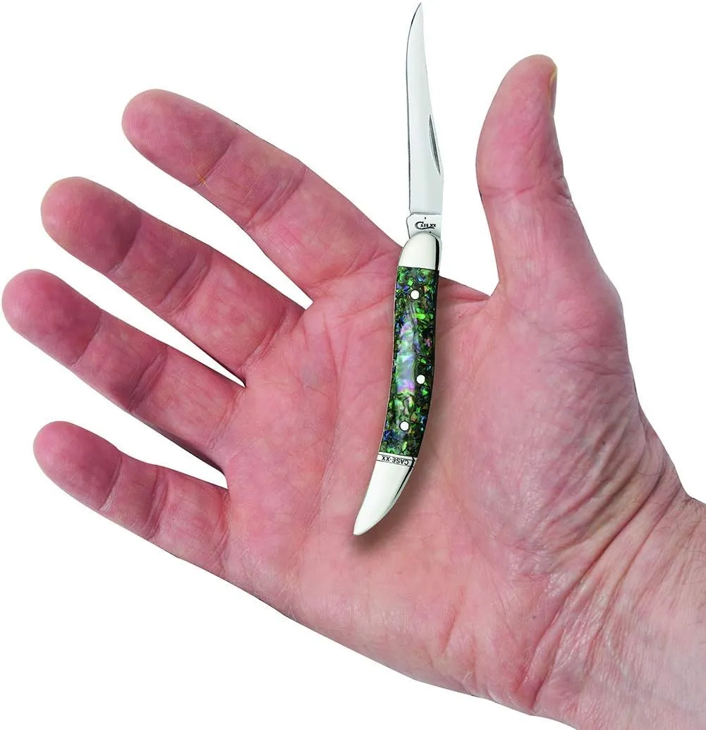 Case 12002 Abalone - Small Texas Toothpick (810096 SS)