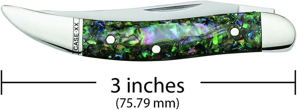 Case 12002 Abalone - Small Texas Toothpick (810096 SS)