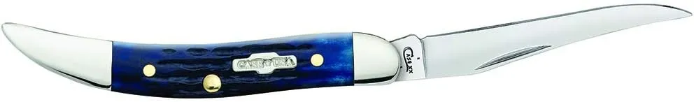 Case WR XX Pocket Knife Navy Blue Small Texas Toothpick Item #2804 - (610096 SS) - Length Closed: 3 Inches