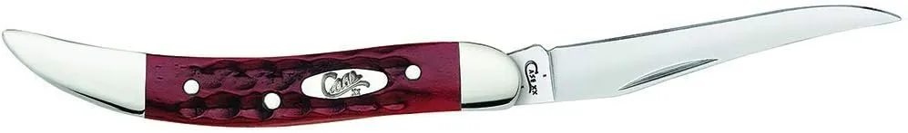 Case WR XX Pocket Knife Pocket Worn Old Red Bone Small Texas Toothpick Item #792 - (610096 SS) - Length Closed: 3 Inches