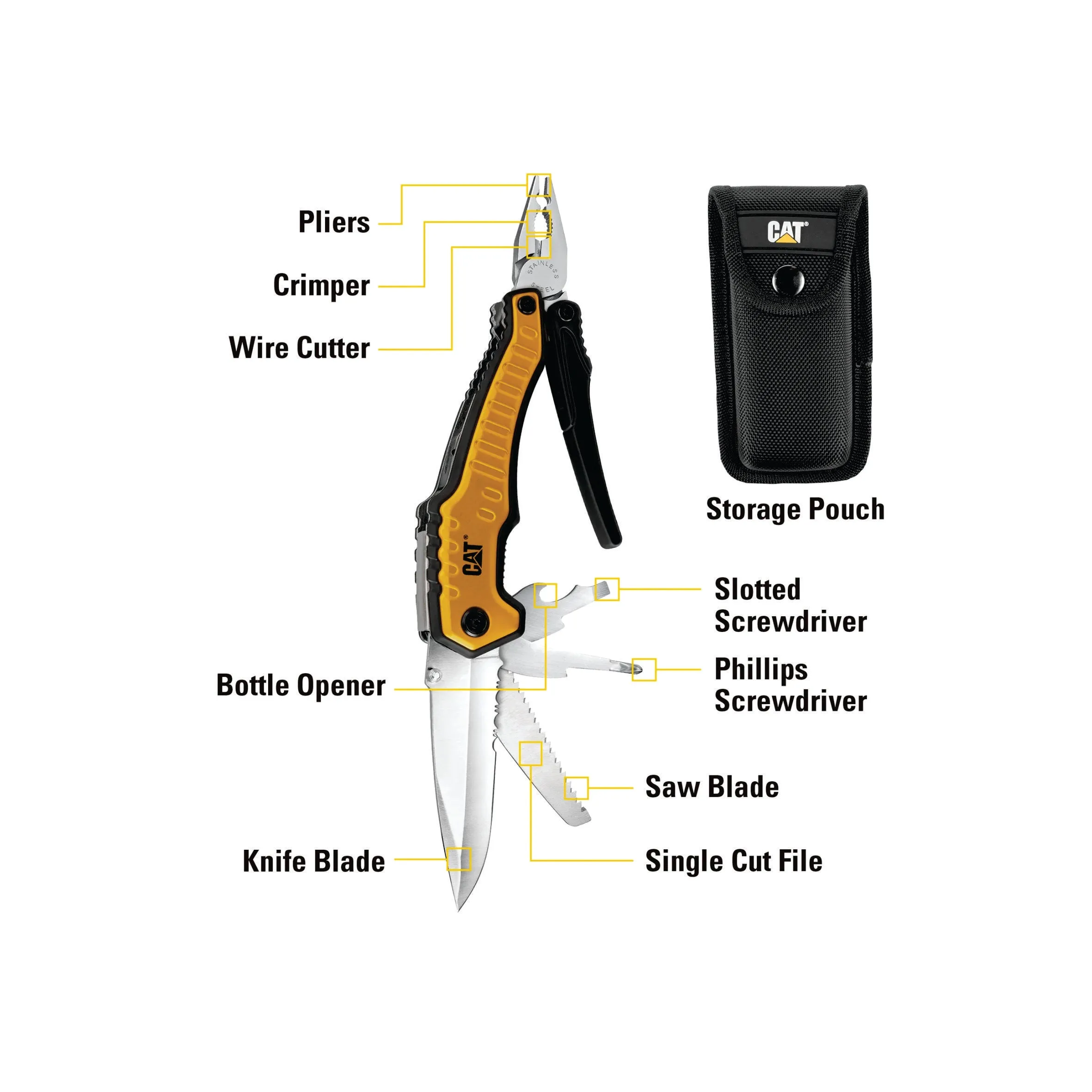 Cat 9-In-1 Multi Function Tool