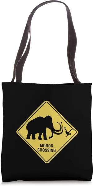 Caution Woolly Mammoth Tote Bag
