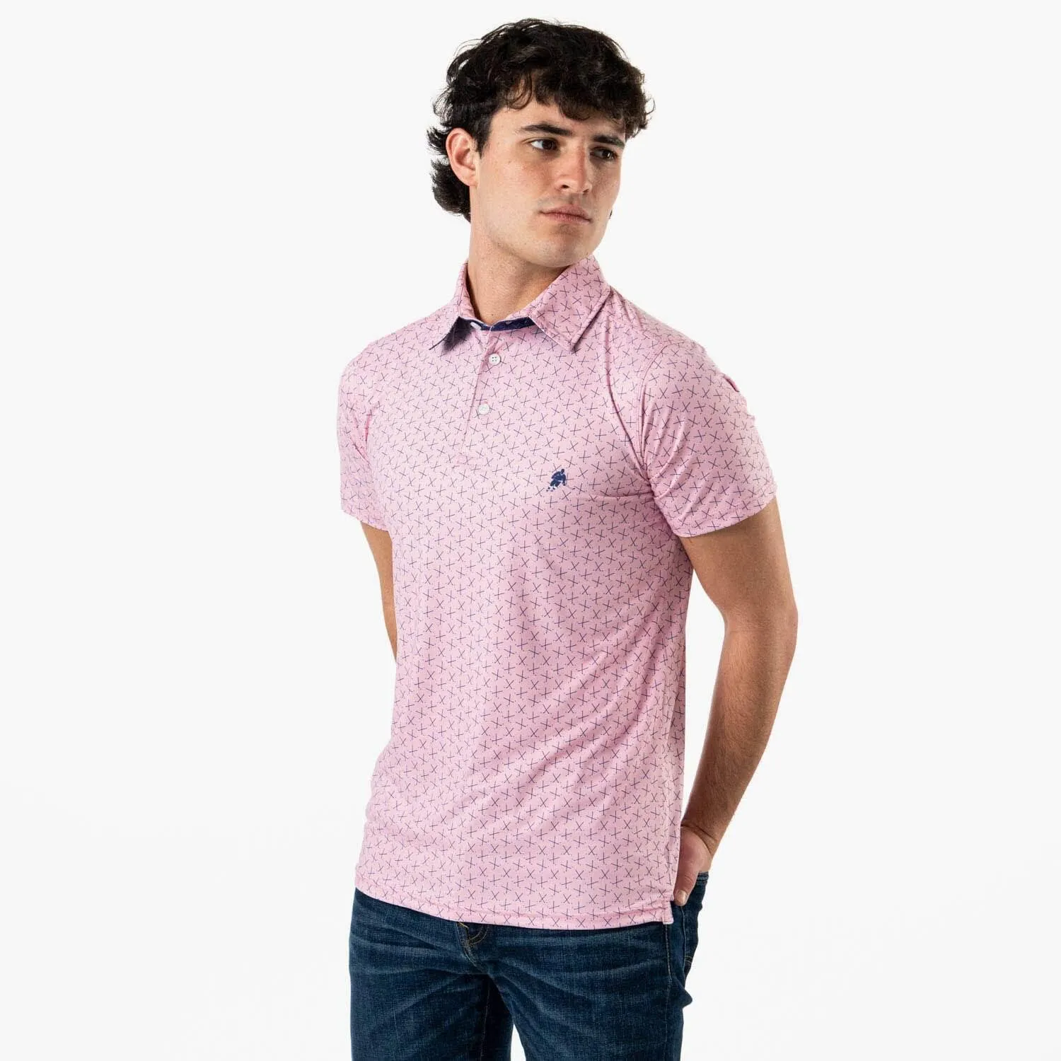 ChalkTalkSPORTS Hockey Short Sleeve Polo Shirt | Performance Sports Polo | Youth & Adult Sizes