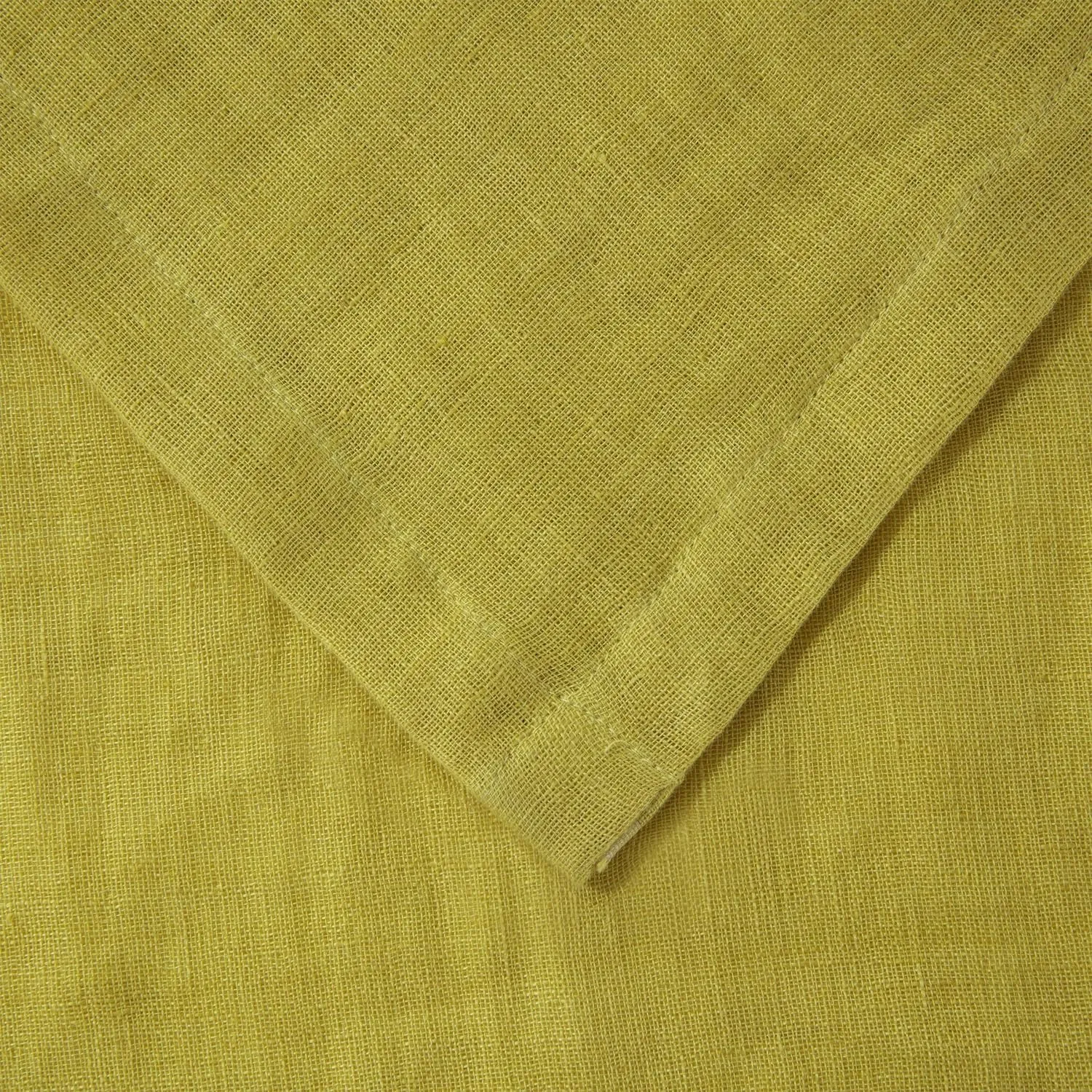 Chezmoi Collection Brussels Belgian Flax Linen Throw Blanket, 50" x 70" - Pre-Washed Super Soft Lightweight Breathable Summer Blanket Lemon Ice Color for Living Room Couch & Bed