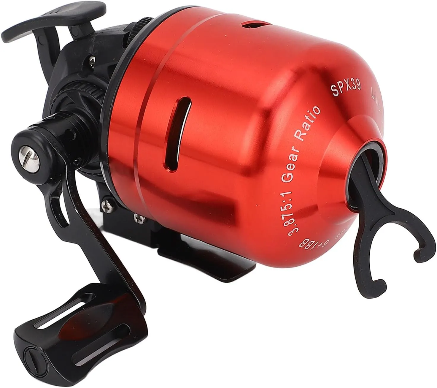 Closed Face Fishing Reel, Gear System, Anti Backlash Auto Line Release for Freshwater, Ice Fishing - Beginner Friendly Spincast Reel