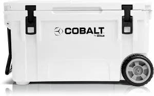 Cobalt 55 Quart Roto Molded Super Ice Cooler | Large Ice Chest Holds Ice Up to 3 Days |