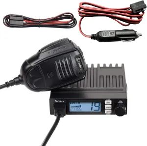 Cobra 19 MINI AM/FM Recreational CB Radio - Dual-Mode AM/FM, 40 Channels, Travel Essentials, Time Out Timer, VOX, Auto Squelch, Auto Power, Instant Channel 9/19, 4-Watt Output, Easy to Operate, Black