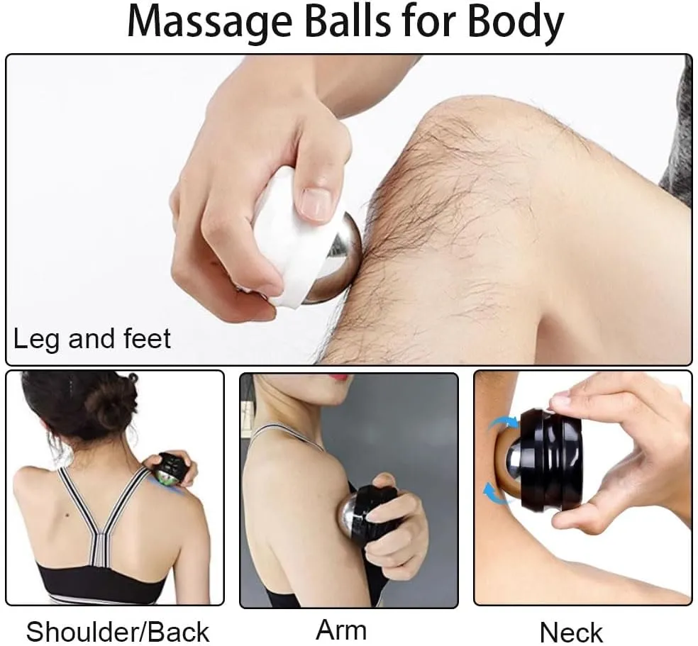 Cold Massage Roller Ball - Gifts for Boyfriend Him Men Women, Stays Cold for 6 Hours, Muscle Recovery Tools,Personal Care Massage Essentials,Rapidly Relieve Muscle Pain and Tension