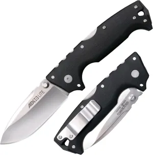 Cold Steel AD-10 Lite 3.5" AUS10A Steel Ultra-Sharp Blade 5.25" GFN Handle Tactical Folding Knife with Tri-Ad Locking Mechanism