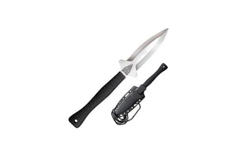 Cold Steel CS49NDEZ Hide Out Neck Knife 3" Plain Blade, Secure-Ex Sheath - NEW!