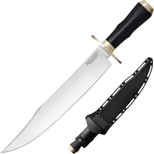 Cold Steel Natchez Bowie 11.5" CPM 3V Steel Razor-Sharp Clip Point Blade 5.25" G-10 Handle Fixed Blade Hunting Knife w/Sheath