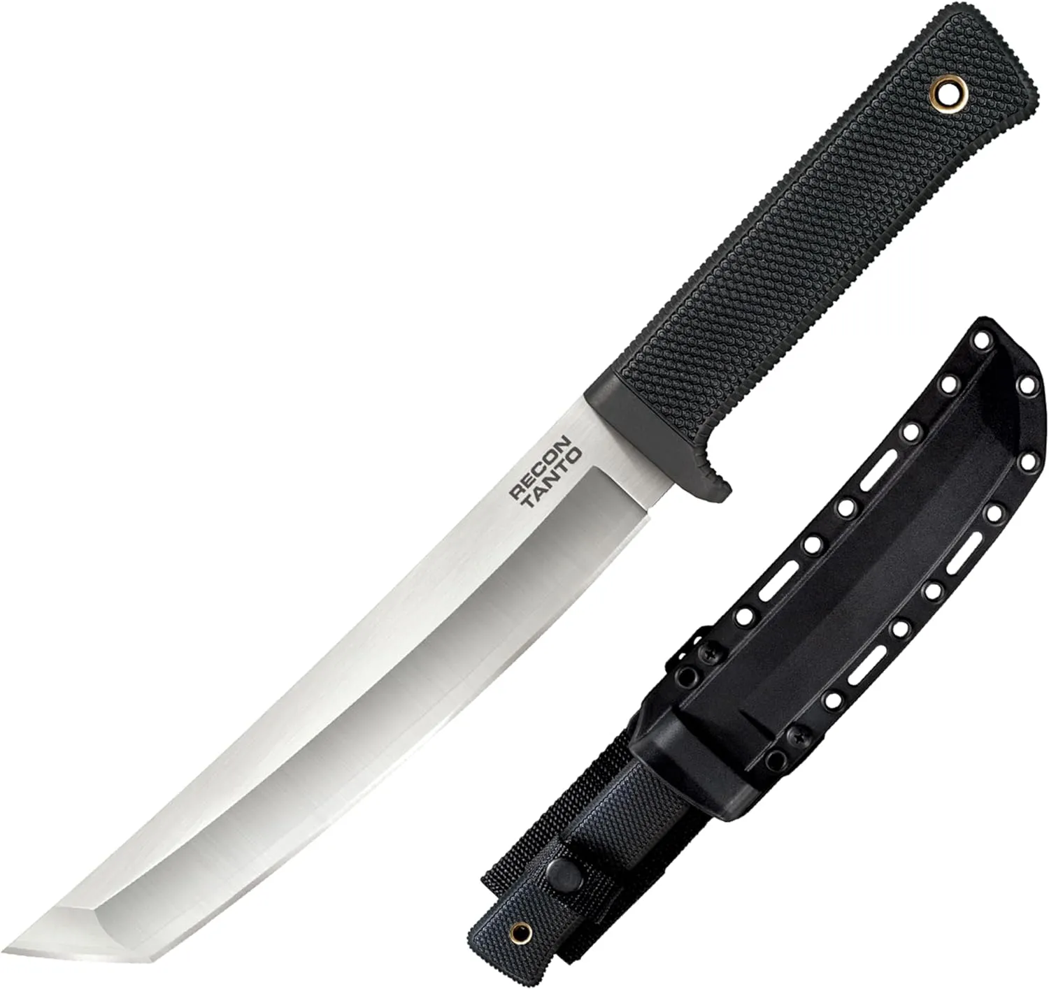 COLD STEEL Recon Tanto 7" VG-10 San Mai Razor-Sharp Blade 4.75" Kray-Ex Handle Military Tactical Fixed Blade Knife w/Secure-Ex Sheath