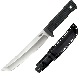 COLD STEEL Recon Tanto 7" VG-10 San Mai Razor-Sharp Blade 4.75" Kray-Ex Handle Military Tactical Fixed Blade Knife w/Secure-Ex Sheath