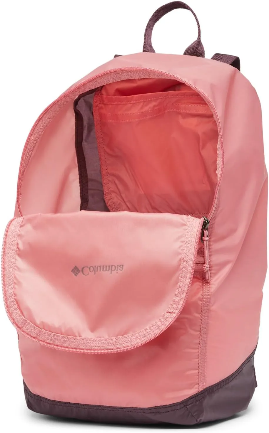 Columbia Unisex Lightweight Packable Backpack, Pink Agave/Moonvista, One Size