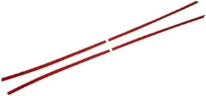 Compatible for Subaru BRZ Compatible for Toyota GR86 2022 2023 Real Carbon Fiber Roof Side Panel Decorative Strips Car Decoration Accessories Sticker(Red Carbon)