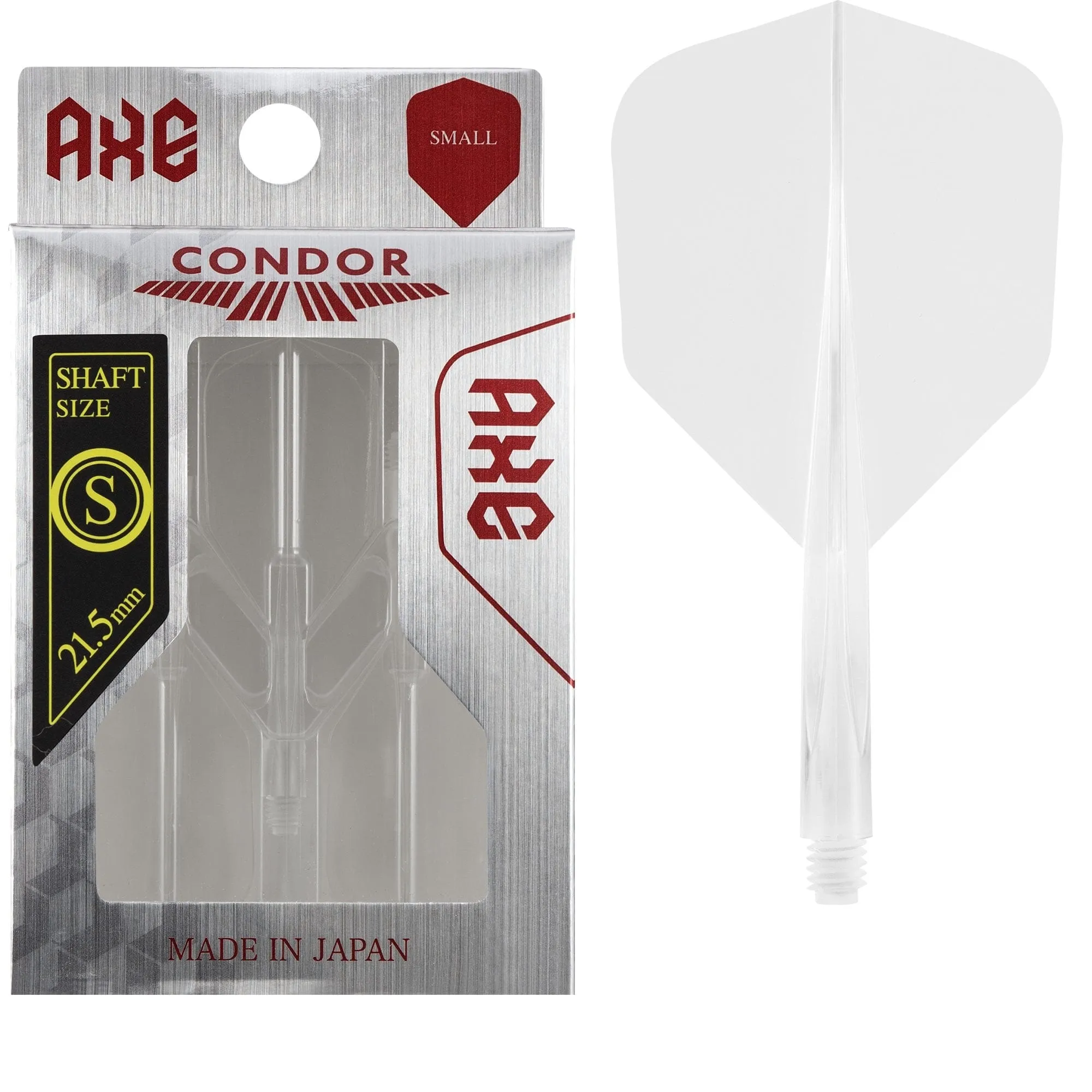 Condor AXE Dart Flights - Small - Clear
