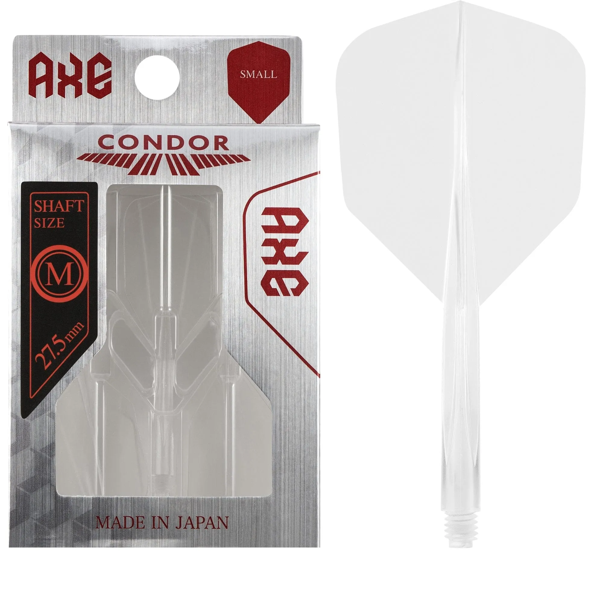 Condor AXE Dart Flights - Small - Clear