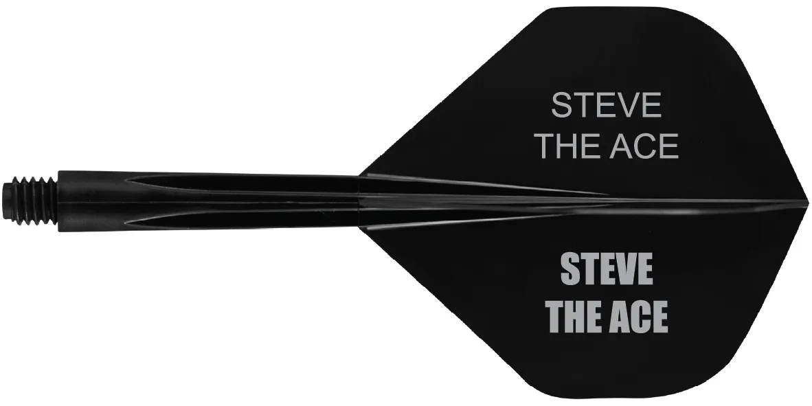Condor AXE Dart Flights - Standard - Clear Red