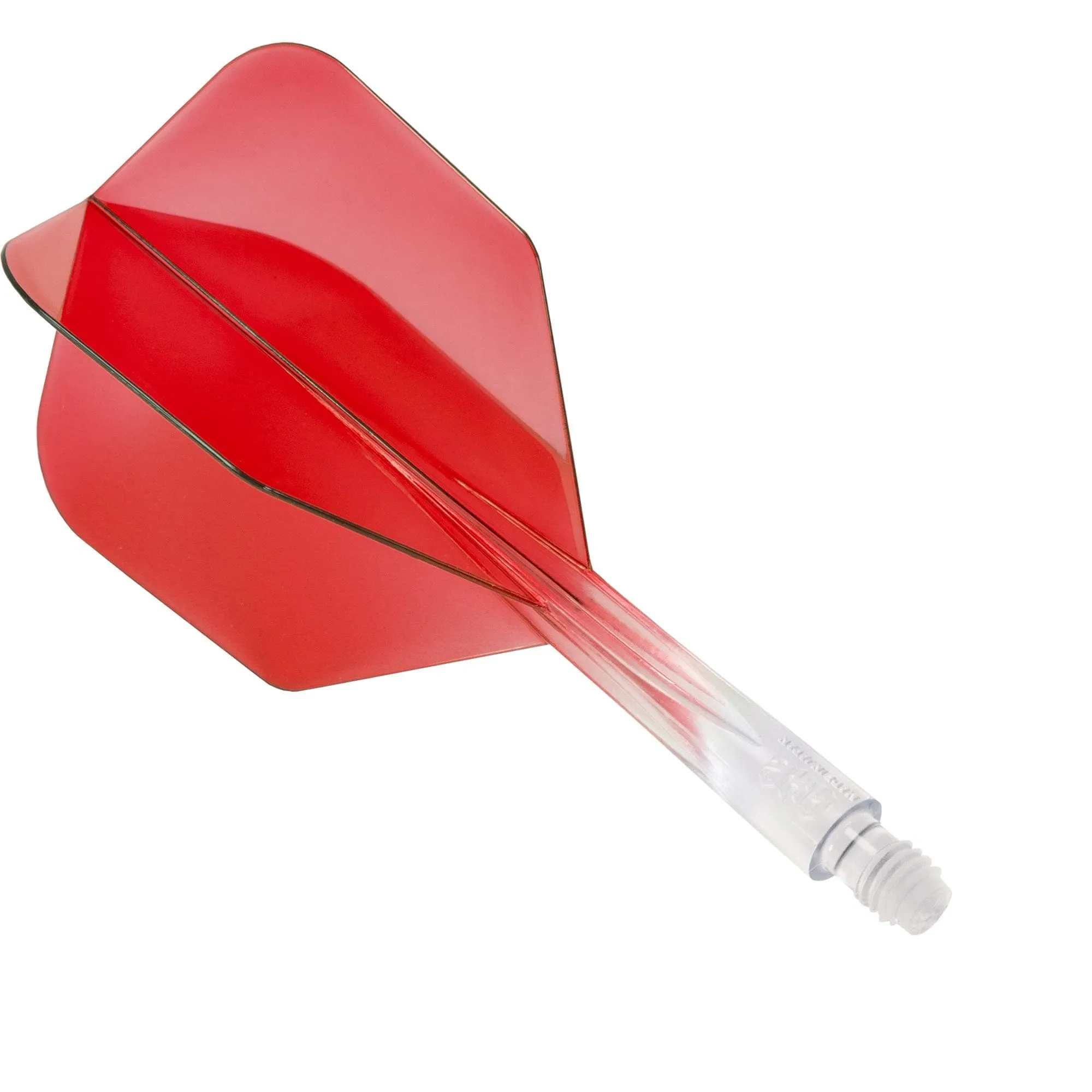 Condor AXE Gradient Dart Flights - Small - Clear Red