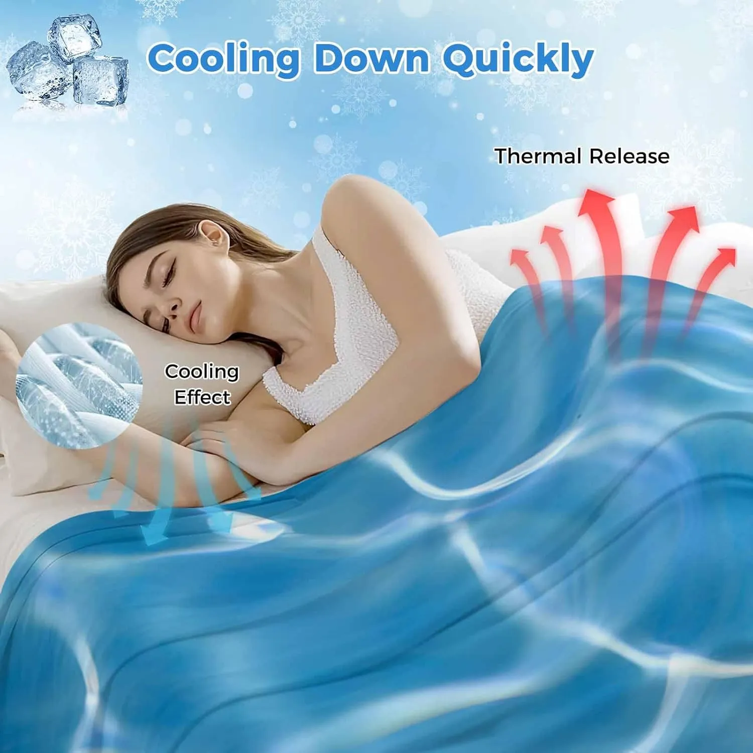 Cooling Blanket 50" x 60" Summer Slippers Straw Hat Pool Breathable Summer Blankets Thin Lightweight Cooling Comforters for Hot Sleepers Throw Blankets for Bed Sofa Couch