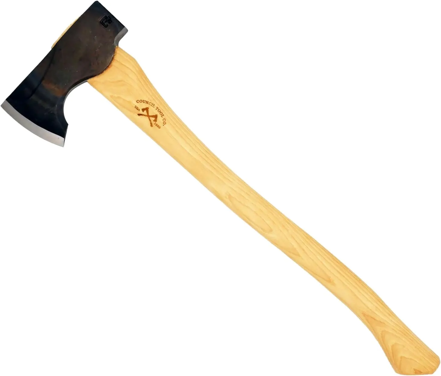 Council Tool 2 lb. Wood-Craft Pack Axe, 24" Hickory Handle, Made in The USA!