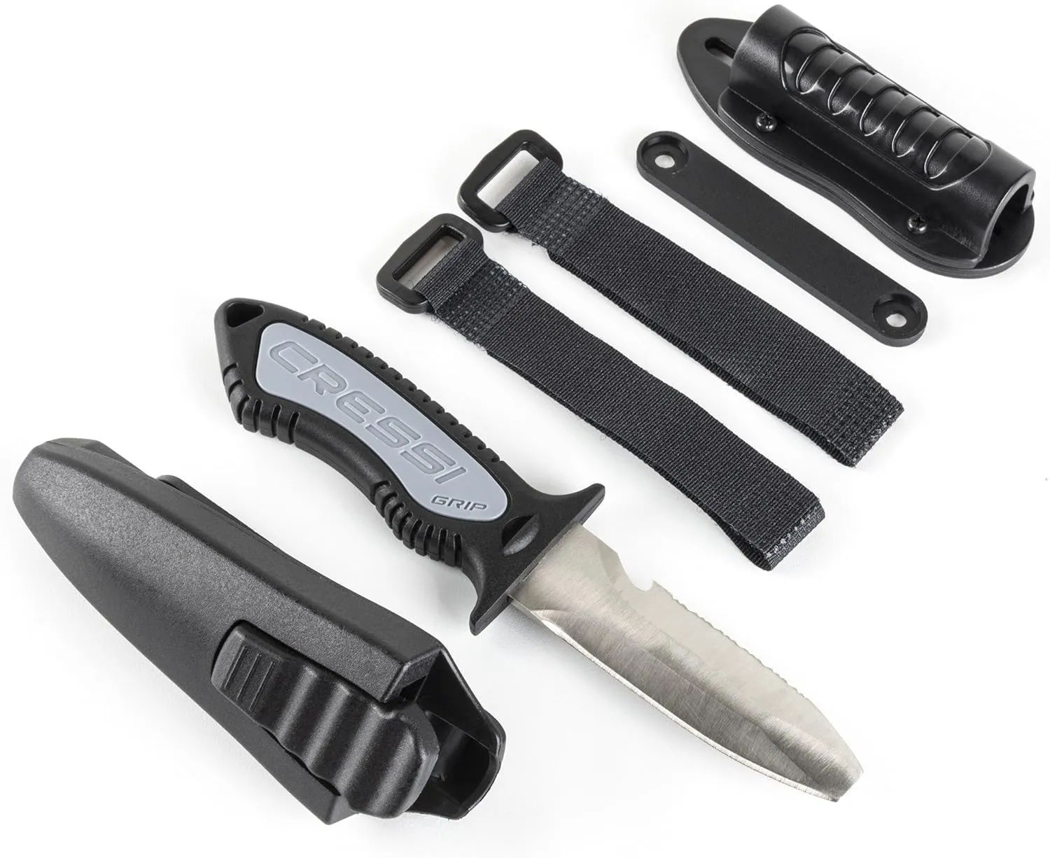 CRESSI Versatile Diving Knife for Scuba, Snorkeling, Spearfishing | The Grip