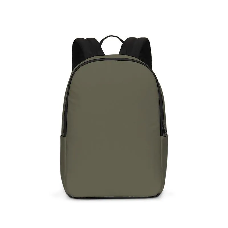 Dark Yellow Waterproof Backpack | Dark Pale Pastel Yellow | C0M0Y30K80