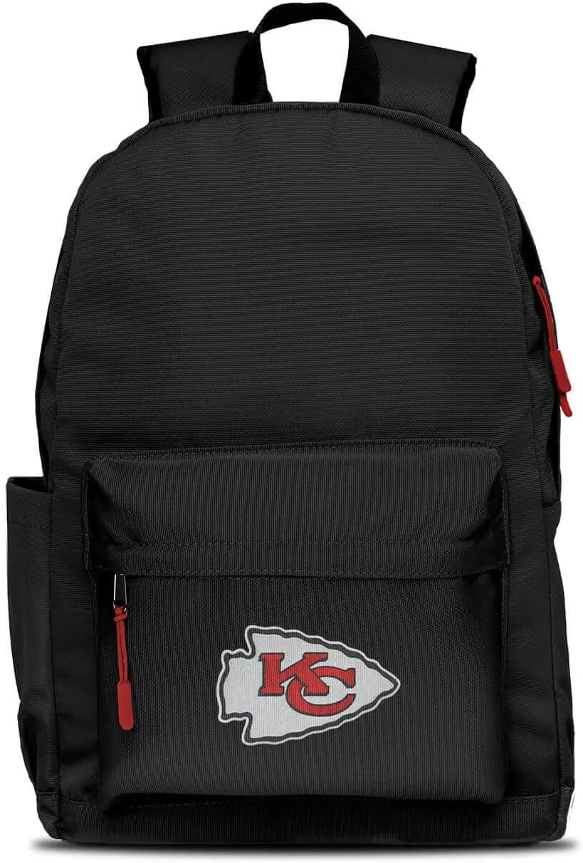 Denco Kansas City Chiefs Campus Backpack - Ideal for the Gym, Work, Hiking, Travel, School, Weekends, and Commuting