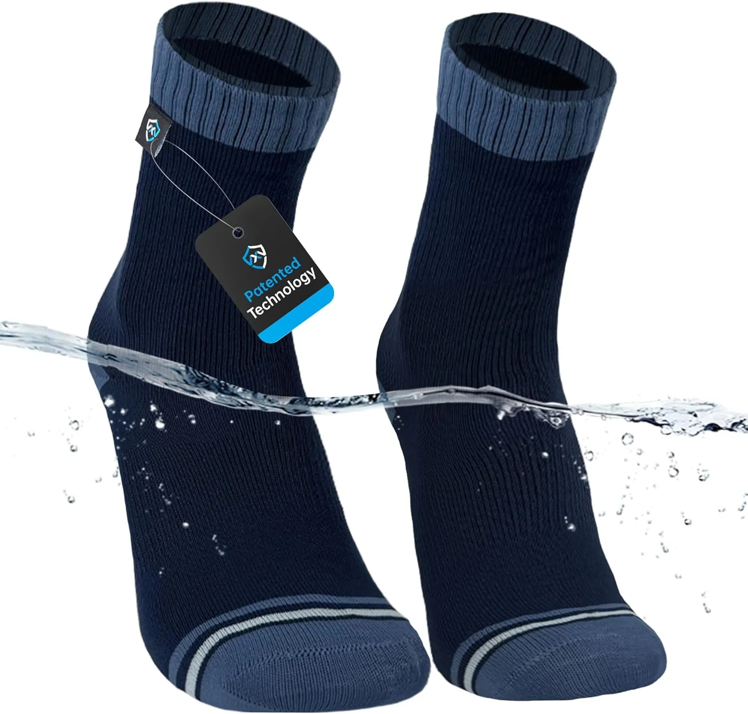 DexShell Waterproof Socks for Men & Women, Ultralite for Hiking Walking Outdoor Activities in Cold Wet Weather, Unisex Ankle