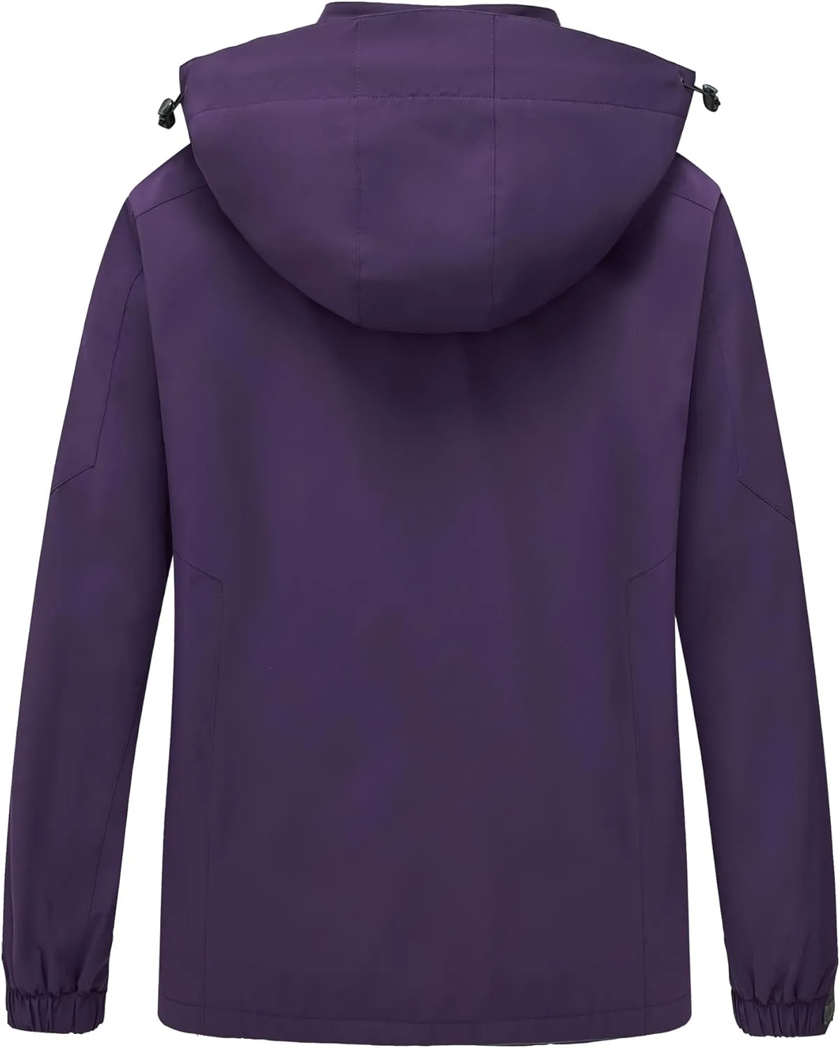 Diamond Candy Waterproof Rain Jacket Women Lightweight Outdoor Raincoat Hooded for Hiking skiing