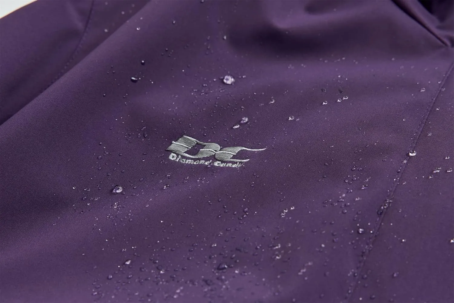 Diamond Candy Waterproof Rain Jacket Women Lightweight Outdoor Raincoat Hooded for Hiking skiing