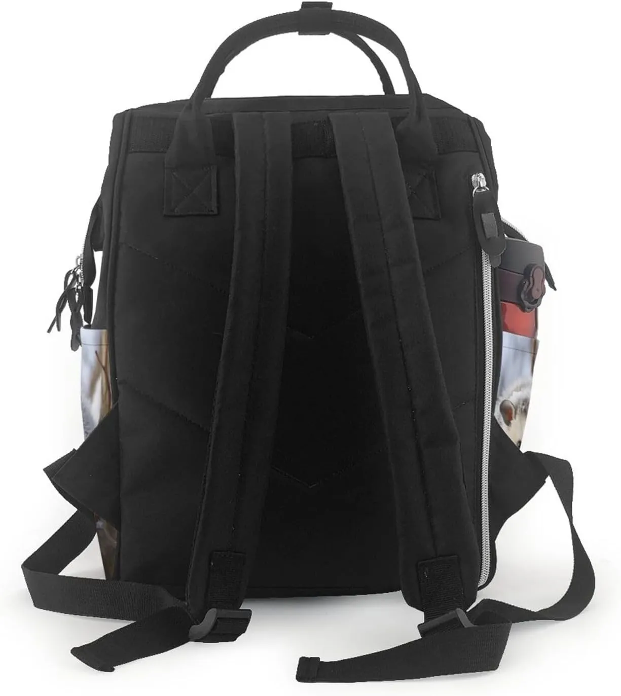 Diaper Bag Nappy Backpack Baby Bag Opossum In Snow Mummy Backpack Multifunction Changing Bags for Travel, Opossum in Snow, One Size