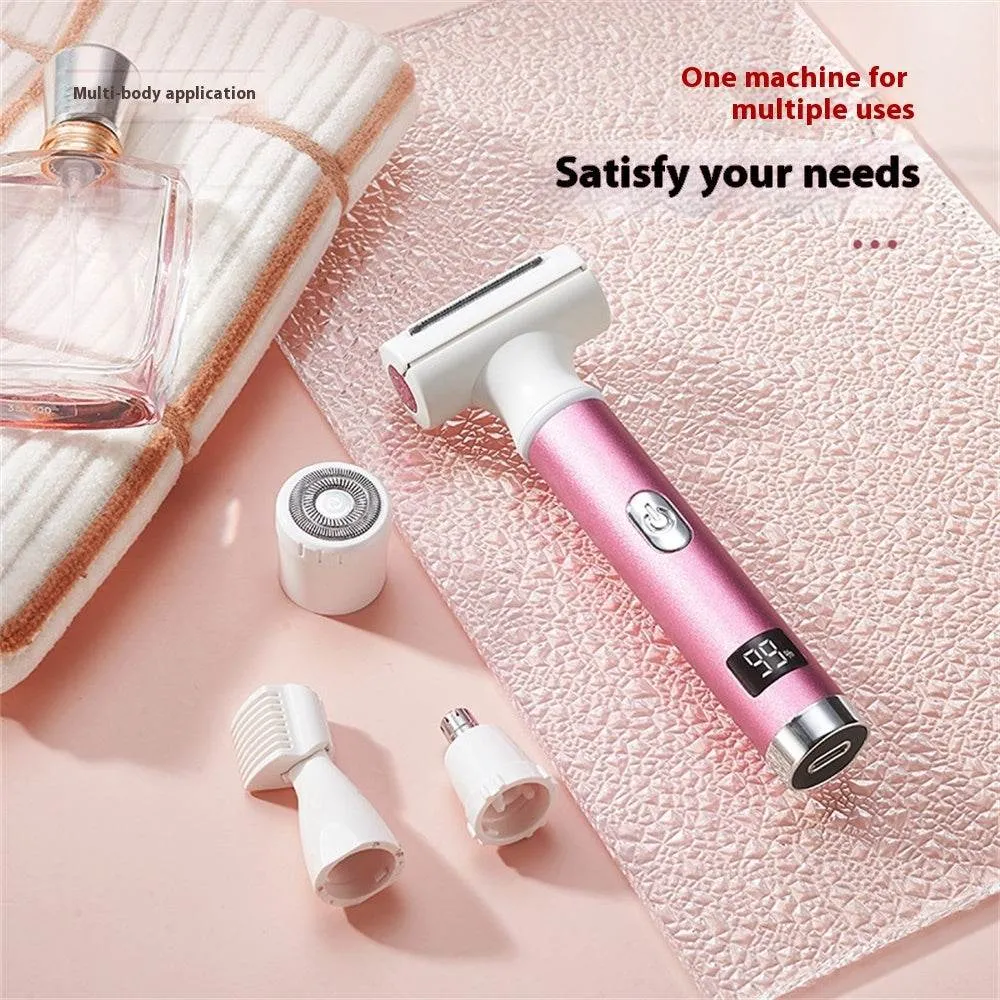 Digital Display TYPE-C Multi-function Shaver For Women