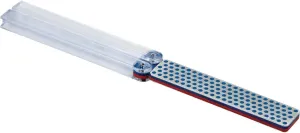 DMT FWFC DuoSharp Double-Sided Diamond Sharpening Stone for Knives and More, 8-Inch, Fine/Coarse, White