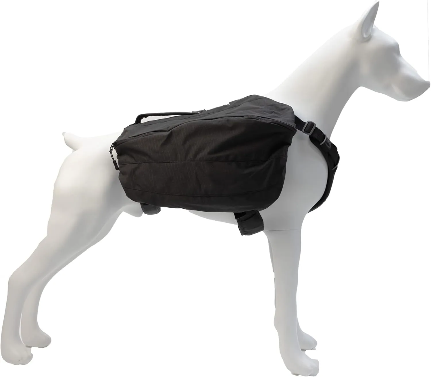 Dog Backpack for Hiking, Multifunctional Dog Day Pack Zippered Travel Dog Saddle Bag Outdoor Hiking Backpack with 2 Capacious Side Pockets for Small Medium Large Dogs Black XS