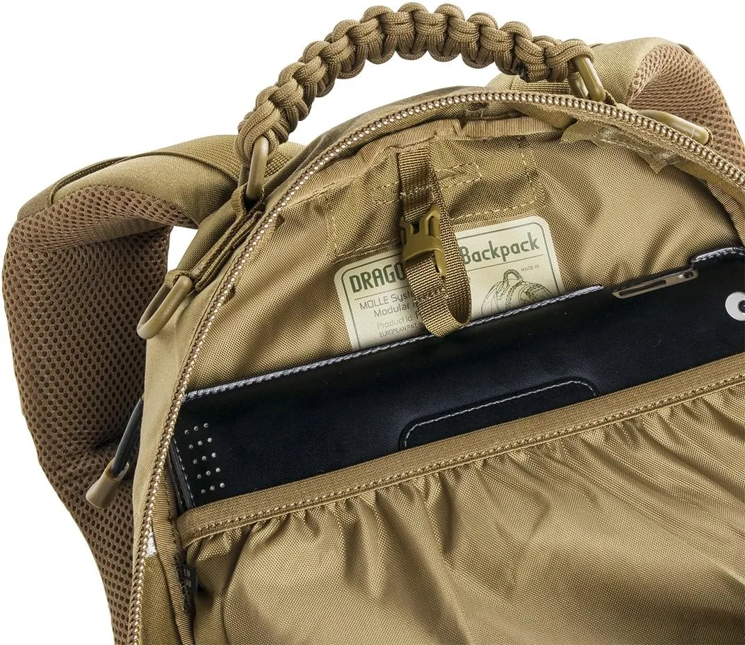 Dragon Egg Mk II Tactical Backpack Black 25 Liter Capacity