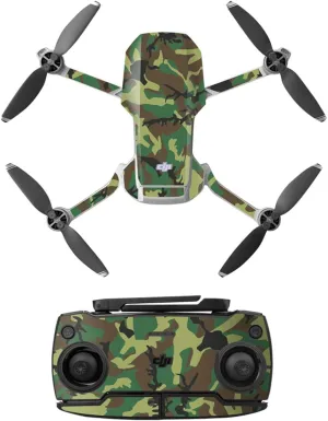 Drone Sticker Colorful Skin Wrap Decal Sticker Carbon Fiber Skin Decal Set Remote Controller Battery Body Wrap Waterproof for DJI Mavic Mini/Mavic Mini SE