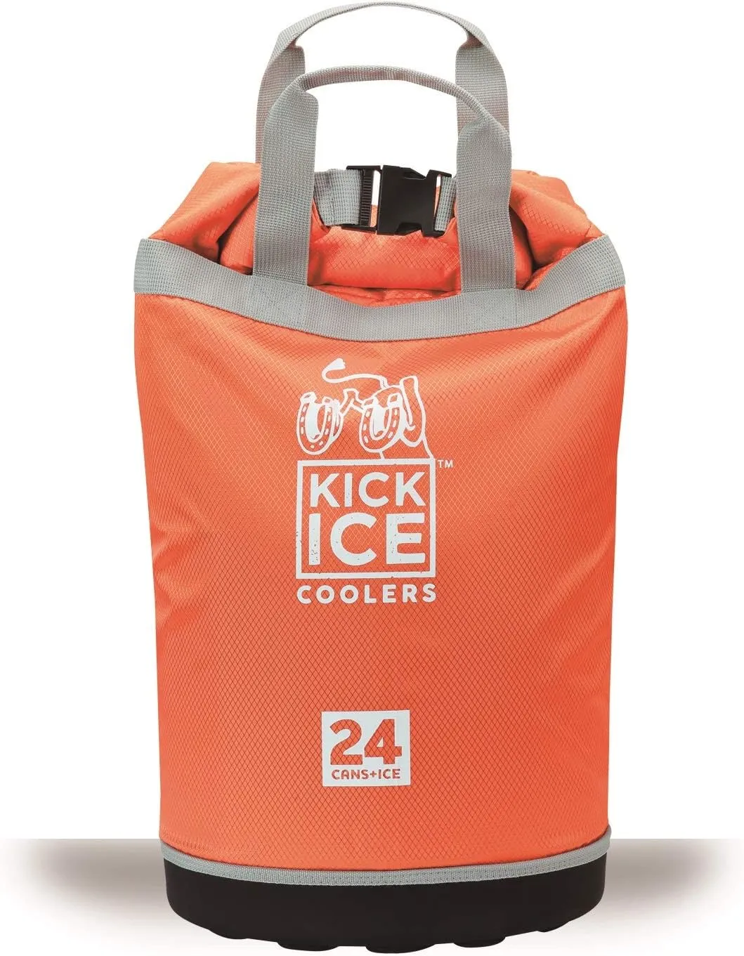 Dry Bag   Soft Cooler with PVC Free Leakproof Lining   Rolltop Closure for Kayaking, Beach, Rafting, Boating, Hiking, Camping and Fishing, Holds 24 Cans   Ice, 15L, Orange