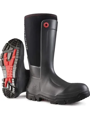 DUNLOP Protective Footwear, Snugboot WorkPro full safety, Precision Engineered Snugfit, Lightweight and Breathable Purofort Upper, 100% Waterproof, Slip Resistant, NE68A93.09, Size 9 US