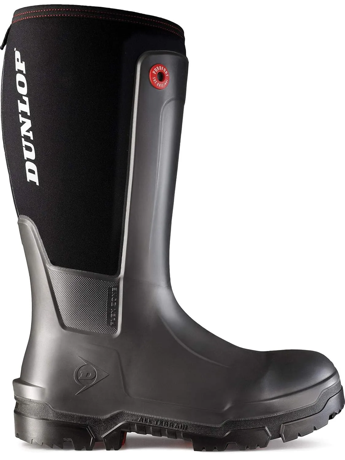 DUNLOP Protective Footwear, Snugboot WorkPro full safety, Precision Engineered Snugfit, Lightweight and Breathable Purofort Upper, 100% Waterproof, Slip Resistant, NE68A93.09, Size 9 US
