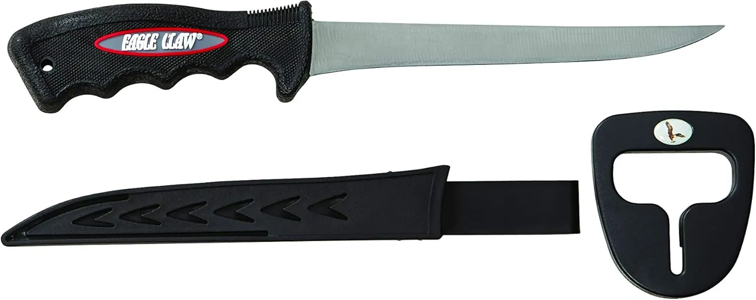 EAGLE CLAW Fillet Knife Soft HANDLE-6-1/4 Blade