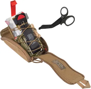 Eagle IFAK w/Molle, Combat Tourniquet, Hyfin Chest Seal & Free 6.25" NAR EMT Shears (Coyote Tan)