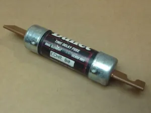 EDISON FUSE ECNR80 Current-LIMITING, Class RK5, 250 VAC, Knife Blade, Fuse, Feeder/Branch Protection Applications, ECNR Series, TIME-DELAY, 80AMP
